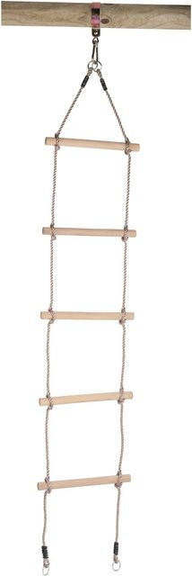 SwingKing Strickleiter mit 5 Holz-Sprossen - Bild 1