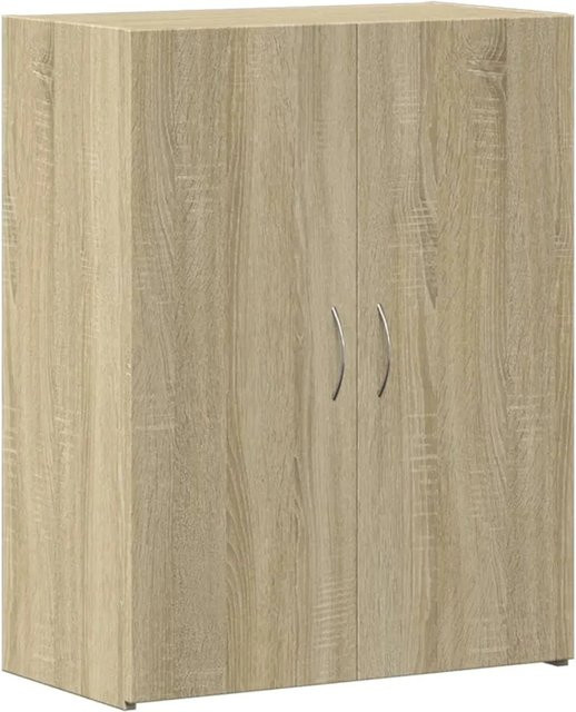 vidaXL Aktenschrank Sonoma-Eiche mit Schwenktüren, B/T/H: 60 x 32 x 77,5 cm - Bild 1