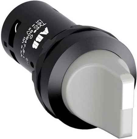 ABB Wahlschalter C3SS1-10U-20 mit 3 Schaltpositionen, IP66, Grau - Bild 1