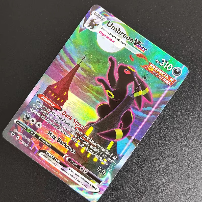 Bandai Pokémon Espeon, Leafeon, Sylveon, Glaceon, Vaporeon, Jolteon, Flareon, Umbreon, EEVEE Vmax, Sammelkarten, Englisch - Bild 3