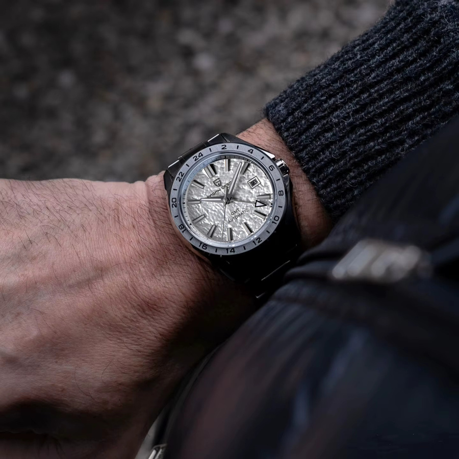 PAGANI DESIGN Automatik-Armbanduhr, GMT, Edelstahl, 40 mm, Herren - Bild 2