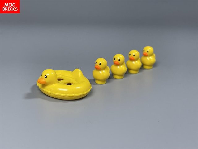 MOC Steine Lotus-Teich Tiere, Bausteine Spielzeug, ab 6 Jahren - Bild 1