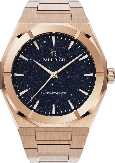 Paul Rich Herrenuhr Star Dust II, Quarz, Edelstahl, Blau, 43 mm, 5 ATM - Bild 1