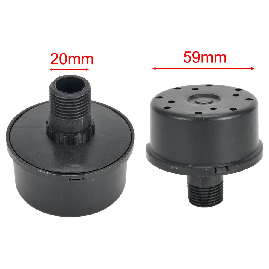 LEENKEA Luftkompressor Ansaugfilter mit 20mm Außengewinde als Schalldämpfer für Kolbenkompressoren und pneumatische Werkzeuge - Bild 3
