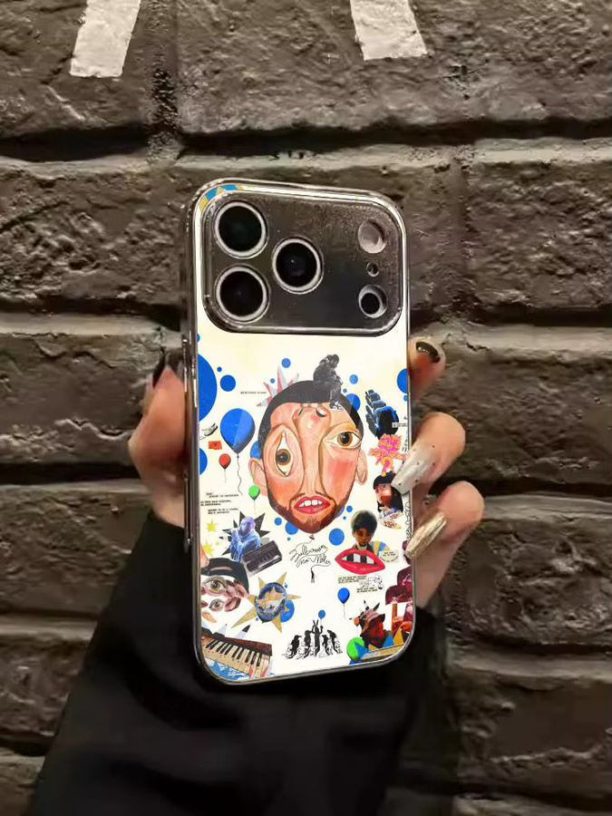 M-Mac M-Miller Star Handyhülle für iPhone 17 16 15 14 13 12 Pro Max Plus mit galvanisiertem Metall-Stoßfänger in Multicolour - Bild 7