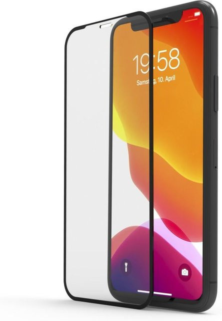 Hama Handy-Schutzglas Extreme Protect für Apple iPhone 11 in Transparent und Schwarz mit Montagehilfe - Bild 1