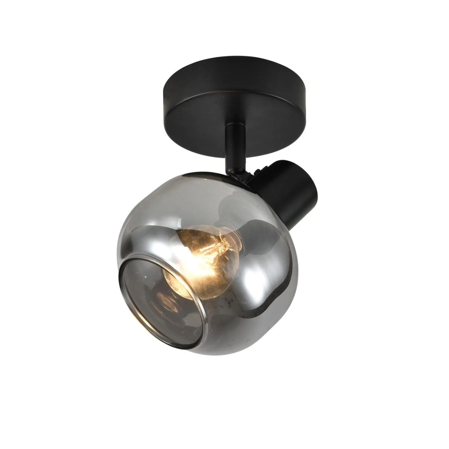 NETTLIFE Deckenstrahler aus Metall und Glas in Schwarz, dimmbar und verstellbar - Bild 2