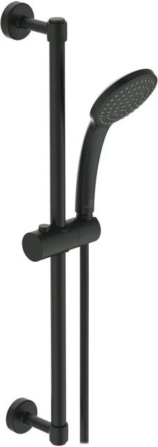 Ideal Standard Brausekombination Idealrain Handbrause rund in Silk Black - Bild 1