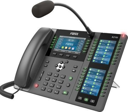 Fanvil X210i IP-Telefon Schwarz-Grau mit LCD-Display und Anrufbeantworter - Bild 1