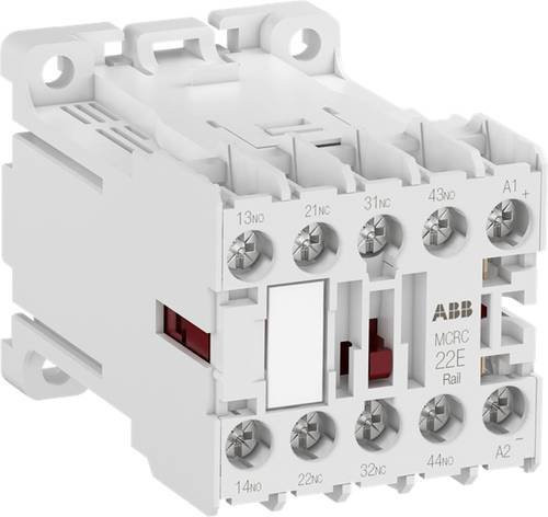 ABB MCRC031ATWDD-RAIL Kleinschütz mit 3 Schließern und 1 Öffner in Weiß - Bild 1