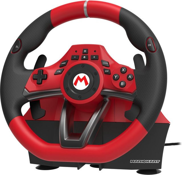 Hori Mario Kart Racing Wheel Pro Deluxe Lenkrad rot - Bild 1