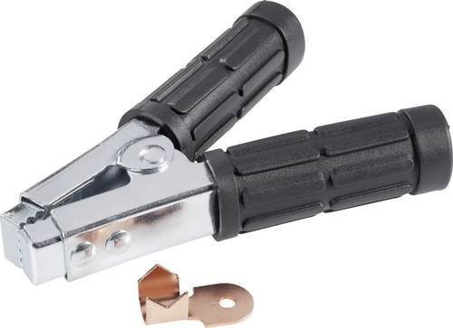 TRU COMPONENTS Ladezange Schwarz mit Messinganschlüssen max. 800 A/30 V/DC Schraubanschluss - Bild 1
