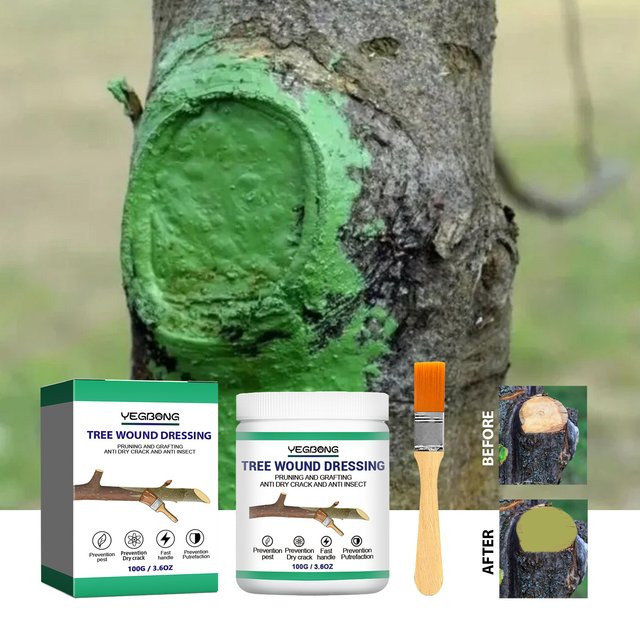 Yegbong Baumwundheilungsmittel zur Förderung des Wurzelwachstums für Setzlinge und Obstbäume, 100 g - Bild 1
