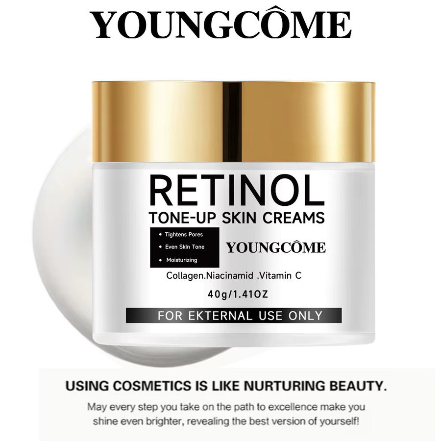 YOUNGCOME Retinol Tone-Up Cream, Gesicht, Kollagen, Niacinamid, Vitamin C - Bild 2