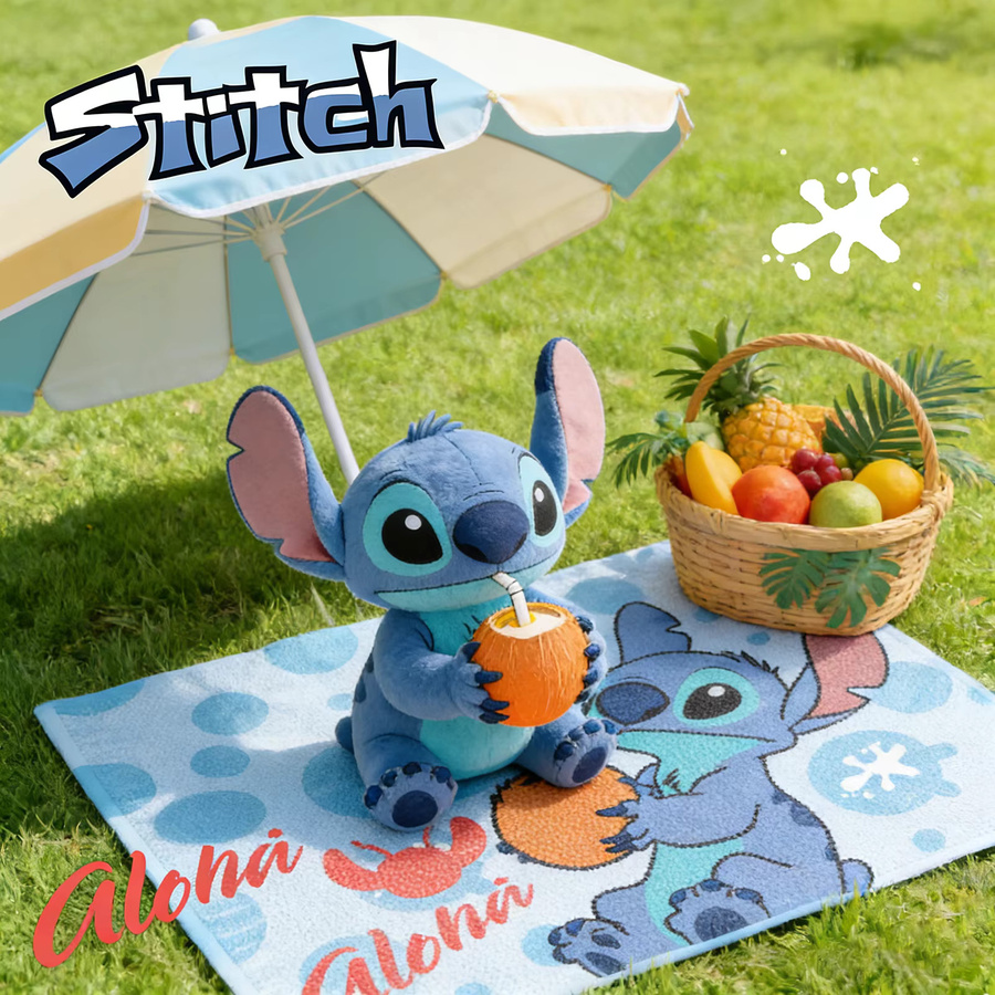 Potdemiel Stitch Diamant-Kunst Tischset für Kinder, blau, wasserdichtes PVC-Tischset mit Cartoon-DIY-Muster - Bild 4