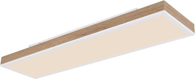 Globo LED-Deckenleuchte Doro in Weiß Matt, dimmbar mit Fernbedienung, B: 80 cm, T: 20 cm, H: 20 cm - Bild 1