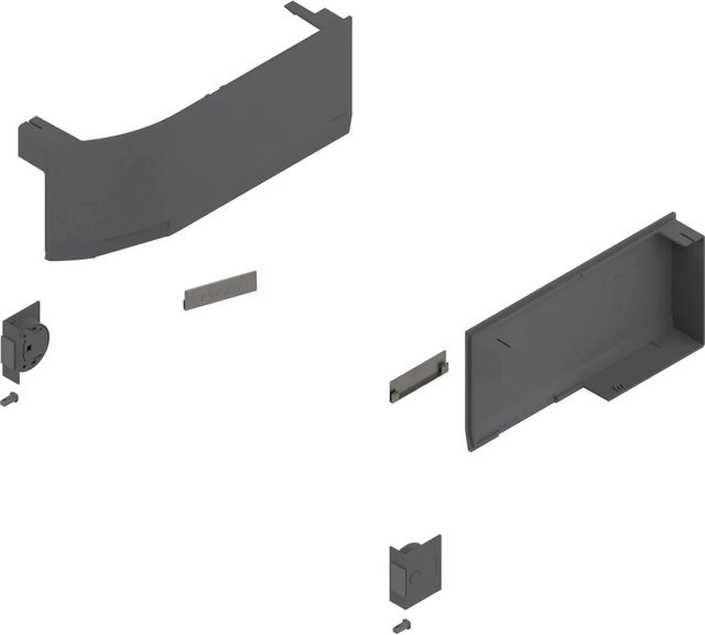 Blum Abdeckkappen-Set Aventos HK top für Servo-Drive aus Kunststoff in Tiefgrau - Bild 1