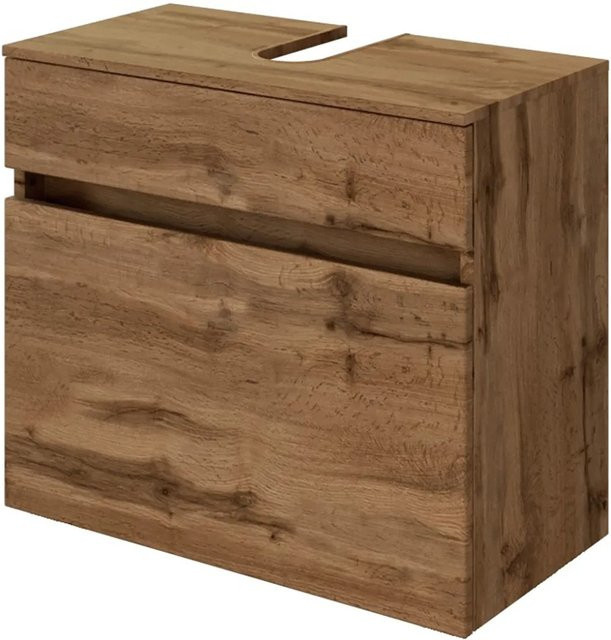 Waschbeckenunterschrank Verona von Held Möbel in Wotaneiche Braun-holzoptik, Breite: 60 cm, Höhe: 54 cm, Tiefe: 35 cm - Bild 1