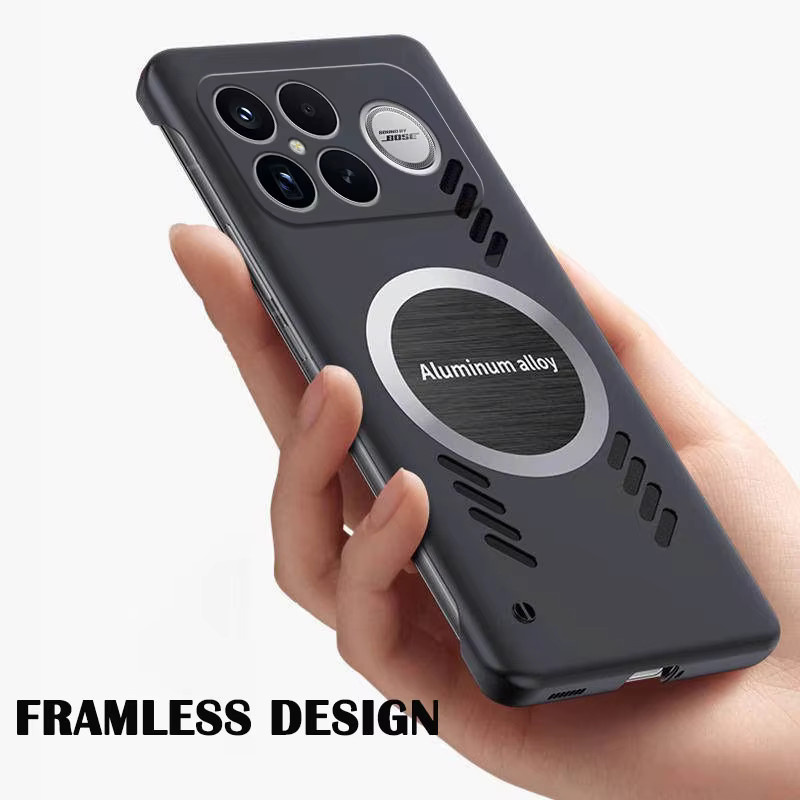 Schutzhülle für POCO F8 Ultra, POCO F8 Pro und Redmi K90 PRO Max, magnetisch, rahmenlos und stoßfest, Farbe: Weiß - Bild 3