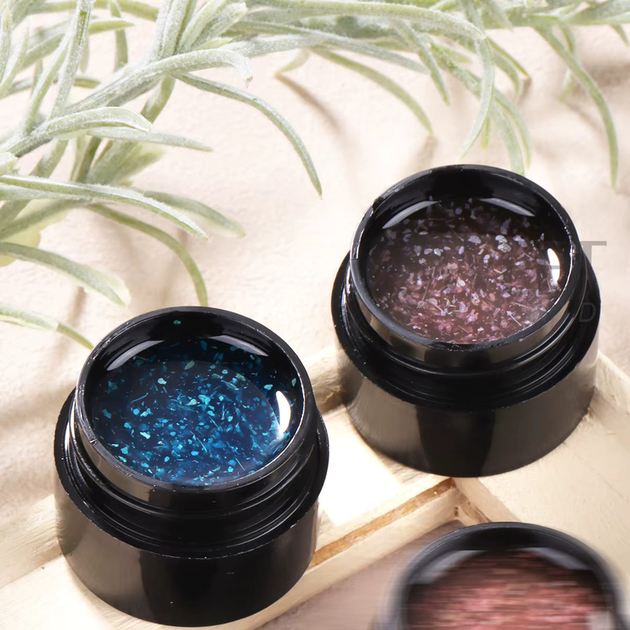 SWEET TREND Nagellack mit getrockneten Blumen, Glänzend, 2 Stück - Bild 4