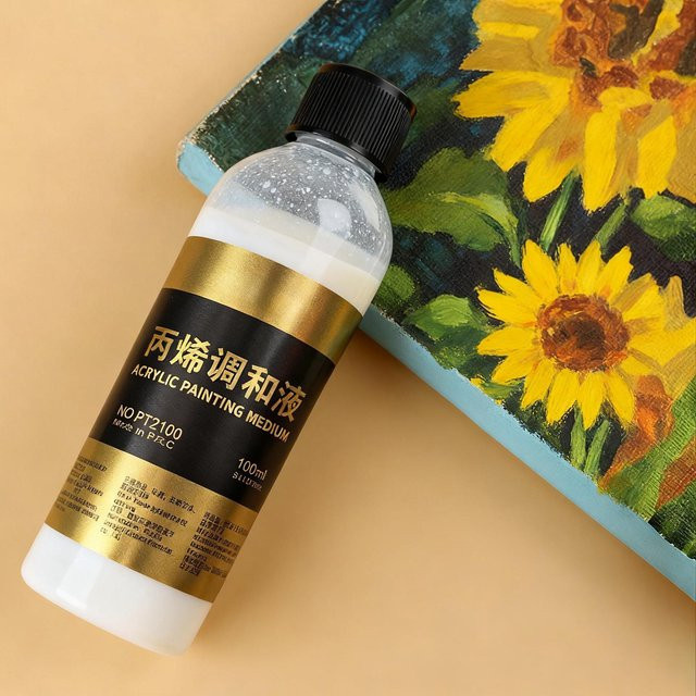 Transparentes Acryl-Flüssigmedium als Farbverdünner für Künstler und Profis, 100 ml - Bild 1