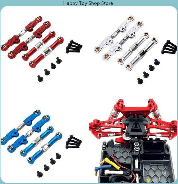 MJX Metall-Upgrade Verbindungsstangen, Rot, 1:14, Zubehör - Bild 1