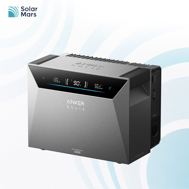 Anker SOLIX Solarbank 4 E5000 Pro Speicher in Grau mit 5000W Solareingang und 2500W Leistung - Bild 1