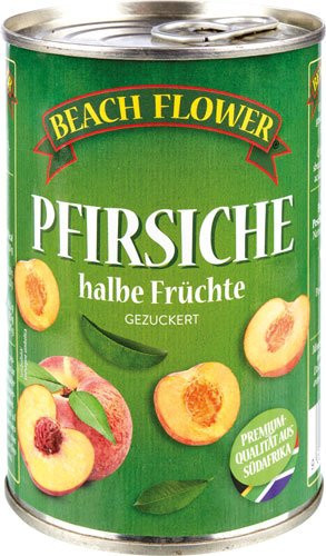 Beach Flower Pfirsich-Hälften gezuckert 240 g - Bild 1