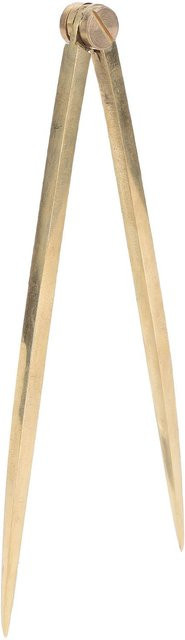 Navigationszirkel IMPA371012 aus Messing in Beige für präzise nautische Messungen auf Yachten, 17 cm - Bild 1