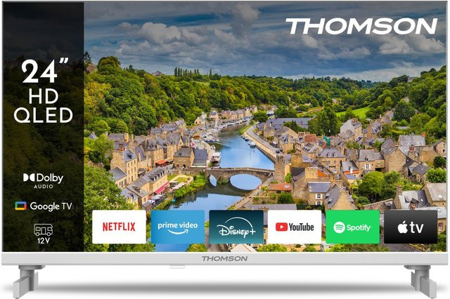 Thomson QLED Smart-TV in Weiß mit 60 cm (24 Zoll), HD Ready und Sprachsteuerung - Bild 1