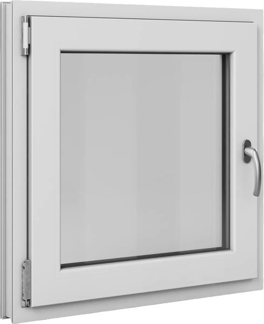Roro Fenster Basic Kunststoff-Profil Weiß, Dreifachverglasung, Kipp-Dreh-Funktion, B/H: 75 x 75 cm - Bild 1