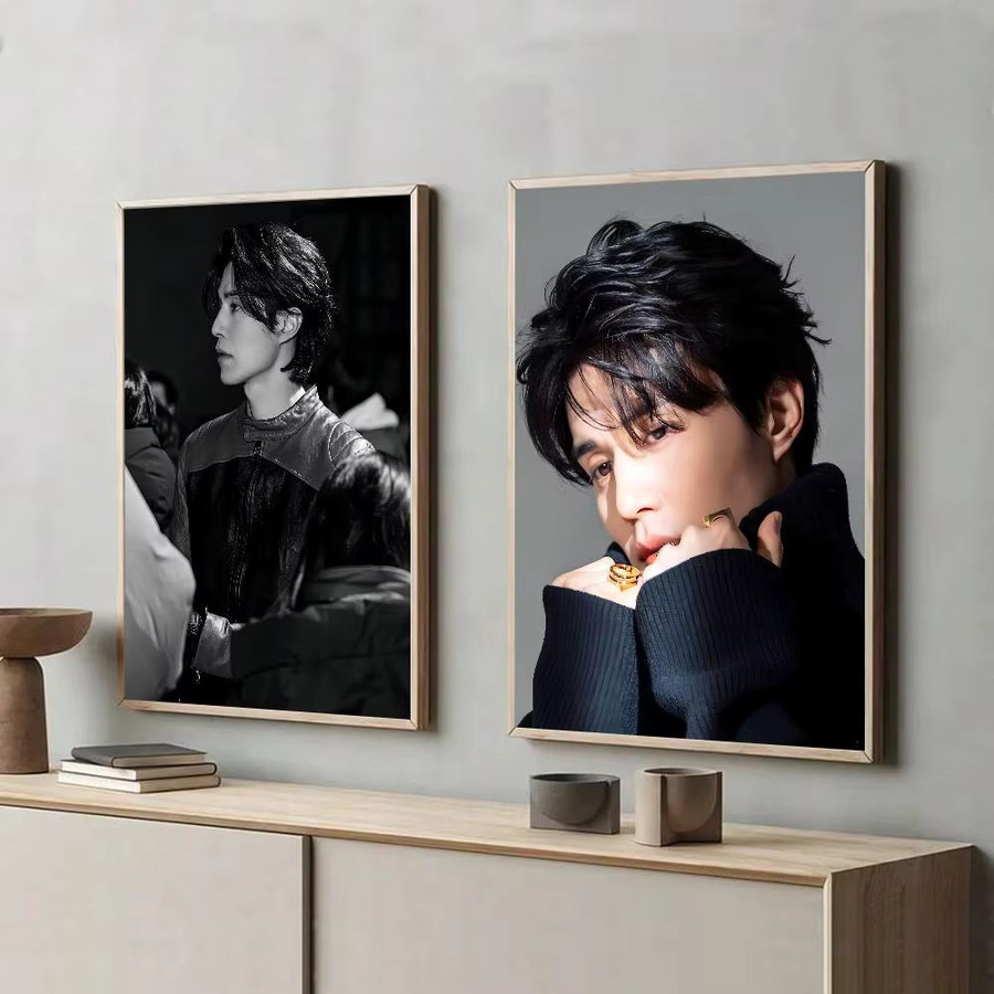 Kayou Lee Dong Wook Poster, selbstklebender und wasserfester Papieraufkleber in Mehrfarbig, Rechteckig, B: 15,0 cm, H: 15,0 cm, T: 15,0 cm - Bild 6