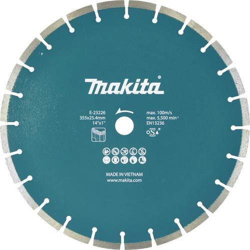 Makita Diamanttrennscheibe für Beton in Türkis Durchmesser: 355 mm, Bohrungs-Ø: 25,4 mm - Bild 1