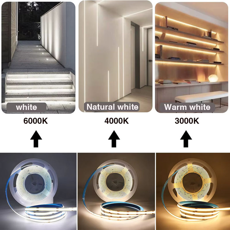 GAHADA COB LED Streifen mit hoher Dichte, 320 LEDs/m, RA90, USB-Anschluss, flexibel und zuschneidbar - Bild 3