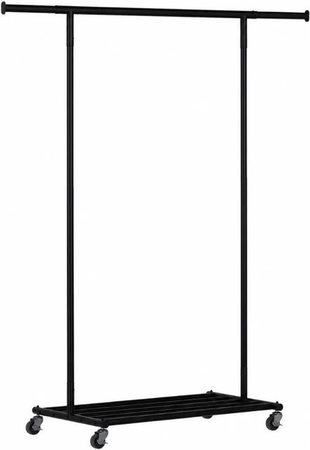 DELUKE Kleiderständer OTTO aus Metall in Schwarz, B/T/H: 92 x 45 x 165 cm - Bild 1