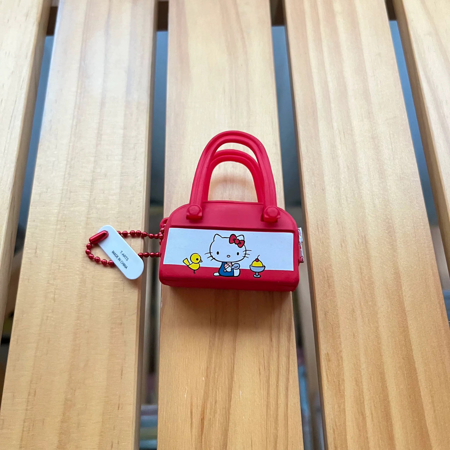 Kt Cat Sanrio Mini-Figur, Kawaii Schlüsselanhänger, Kunststoff - Bild 4