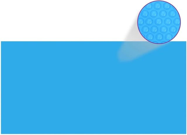 Poolabdeckung Blau aus PE mit den Maßen B: 600 cm, T: 300 cm - Bild 1