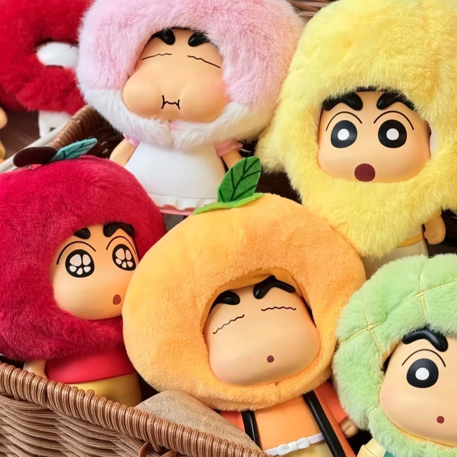 52TOYS Crayon Shin-Chan Obst-Hütten-Serie, Plüsch-Blindbox, Anhänger Puppe - Bild 4