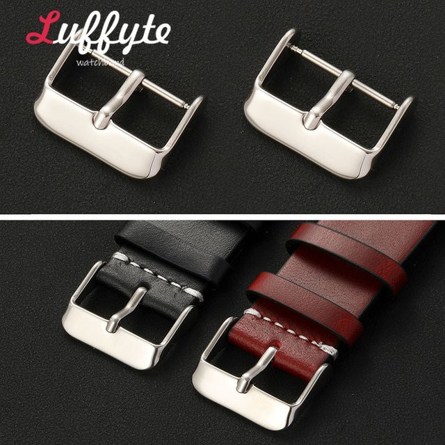 luffyte Uhrenschließe Edelstahl, Silber, Unisex - Bild 1