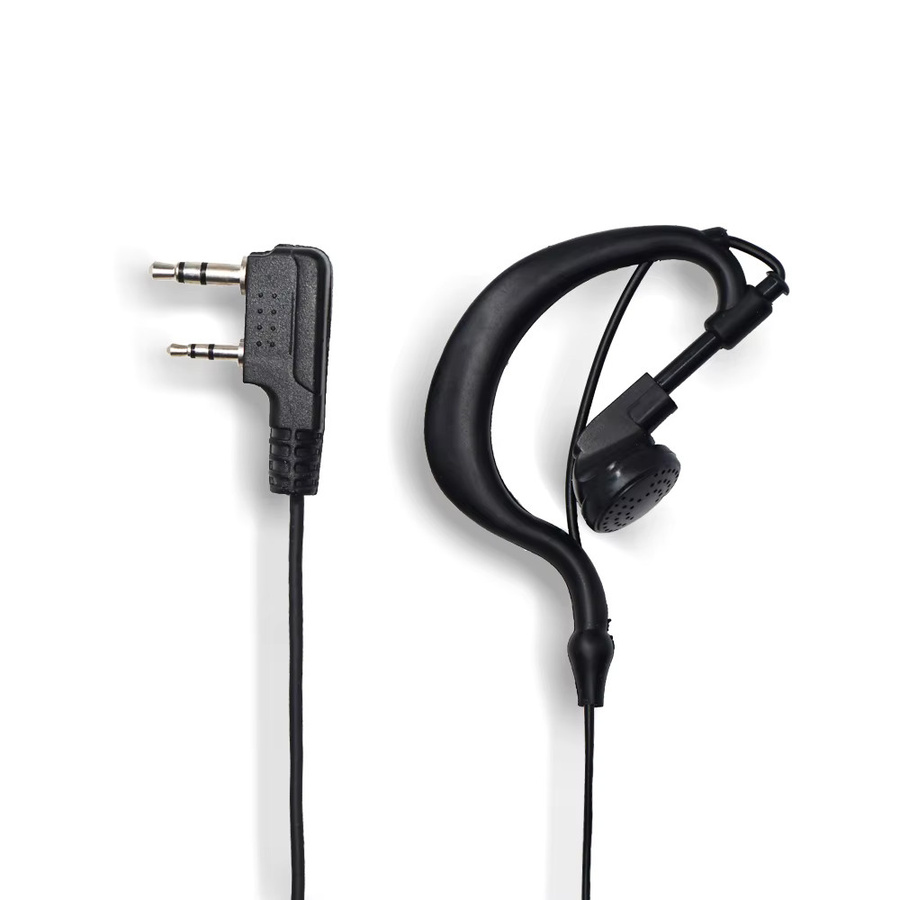 Baofeng Walkie Talkie Headset mit 2 Pin K Port, In-Ear Kopfhörer mit Mikrofon in Schwarz für BF-888S UV5R UV82 BFR5 Ham Radio - Bild 2