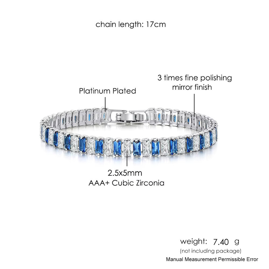 DOUBLE FAIR Armband, Silber, Zirkonia, Kristall, Damen - Bild 4