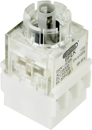 Georg Schlegel Leucht-Schaltkontaktgeber BF_K mit 1Ö + 1S Kontakt, weiß, Schraubanschluss, Querschnitt 2,5mm² - Bild 1