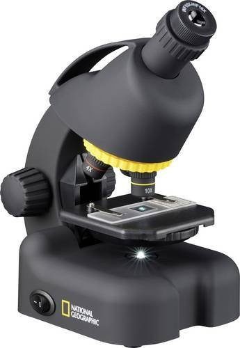 National Geographic 9119501 Durchlichtmikroskop Monokular mit Smartphone Adapter in Schwarz - Bild 1