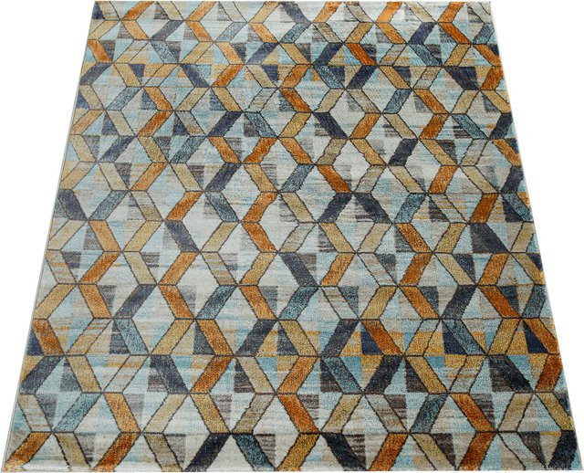 Teppich Jazlyn modern mit abstraktem Muster, mehrfarbig, B/T: 80 x 150 cm - Bild 1