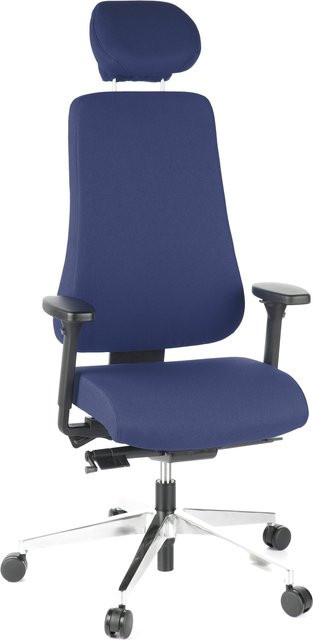 hjh OFFICE Profi Bürostuhl PRO-TEC 400 mit Armlehnen und höhenverstellbarer Sitzfläche aus Stoff - Bild 1