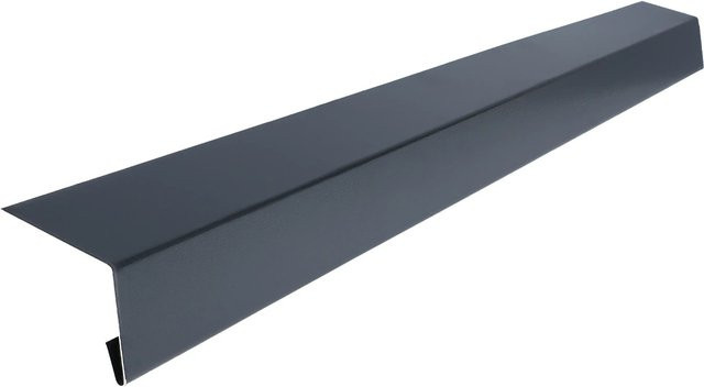 Smart Cover Solution Traufblech aus pulverbeschichtetem, verzinktem Stahl in Anthrazit, B/H/L: 4,0 x 3,5 x 200 cm - Bild 1