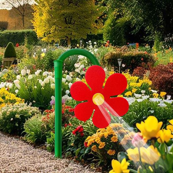 Eclat Tanzende Blume Rasensprenger mit 360-Grad-Drehung in Weiß - Bild 3