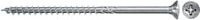 Fischer Power-Fast II Spanplattenschraube mit Senkkopf und Pozidriv-Antrieb, verzinkter Stahl, Durchmesser: 4,5 mm, Länge: 45 mm - Bild 1