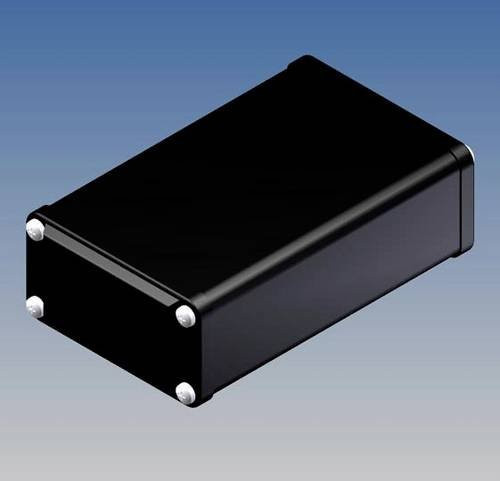 TEKO MTK465.9 Universal-Gehäuse aus Aluminium in Schwarz, B/T/H: 68 x 43 x 23 cm - Bild 1