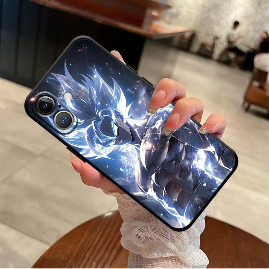 Dragon Ball Anime Handyhülle für Apple iPhone in Schwarz und Multicolour, weiche Schutzhülle - Bild 4